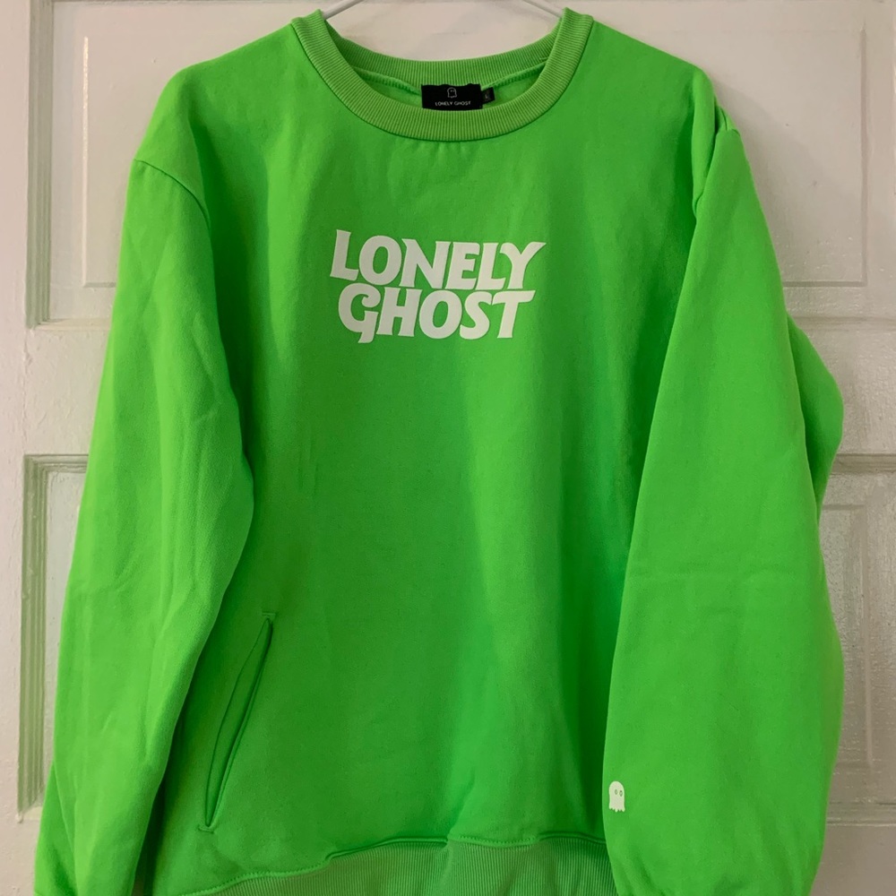 Brand new lonely ghost crew neck. Size L